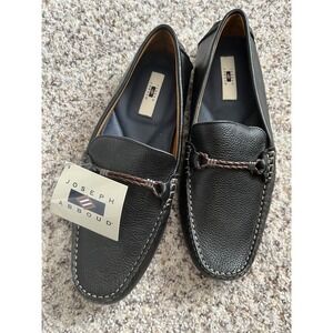 Joseph Abboud New Men's Victor Sz11 Black Pebble High Quality Leather Loafer